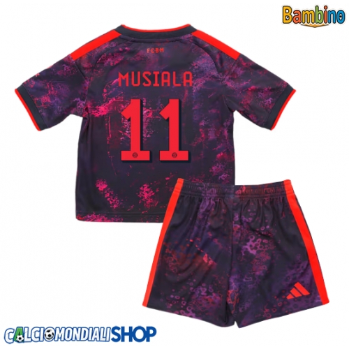 Maglie da calcio Bayern Munich Nathaniel Brown #11 Terza Maglia Bambino 2026-27 Manica Corta + Pantaloni corti)